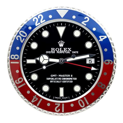 rolex wall clock gmt|rolex wall clock.